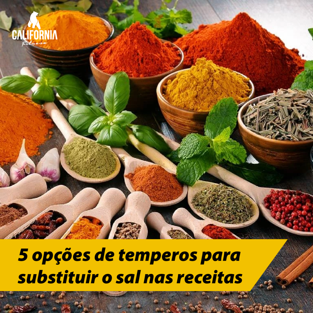 5 opções de temperos para substituir o sal nas receitas Academia